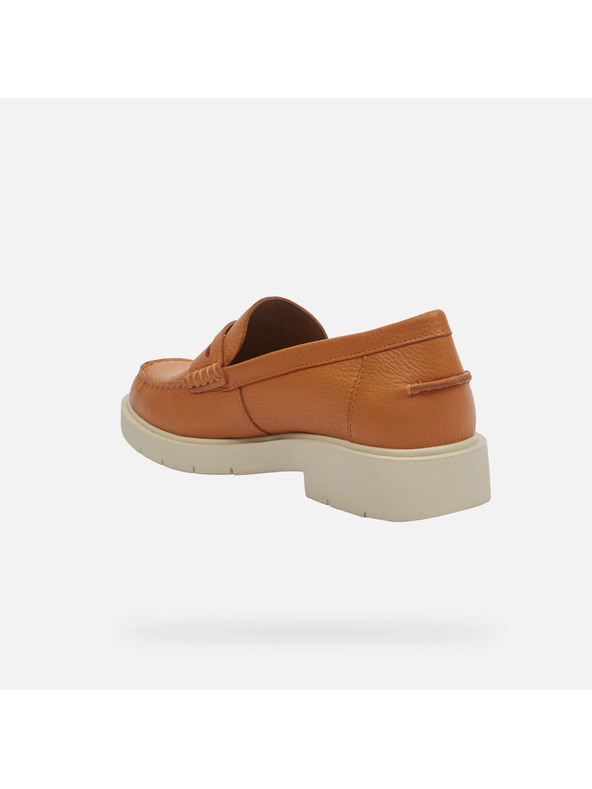 Geox Hnědé dámské mokasíny Geox Spherica EC1