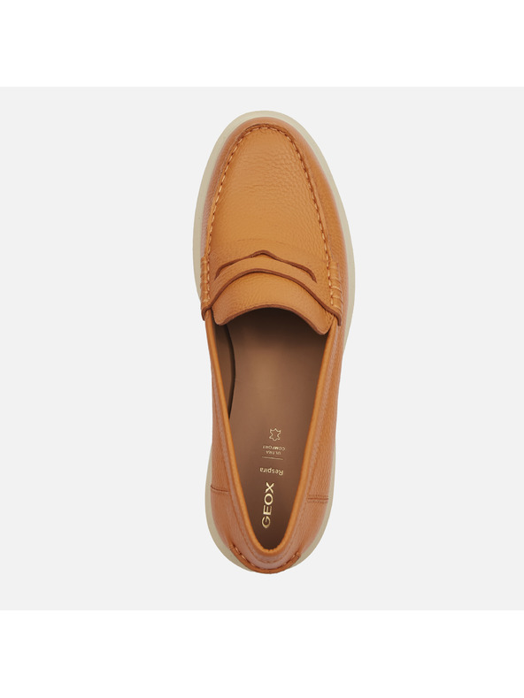 Geox Hnědé dámské mokasíny Geox Spherica EC1