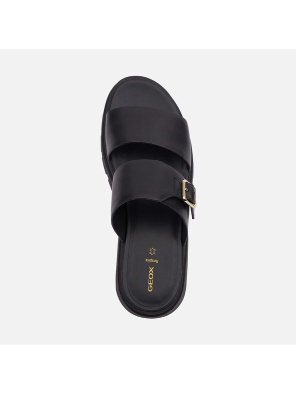 Geox Černé dámské pantofle Geox Adacter S