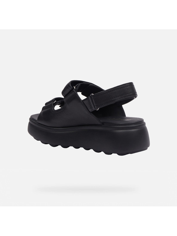 Geox Černé dámské sandály Geox Spherica EC4.1 S