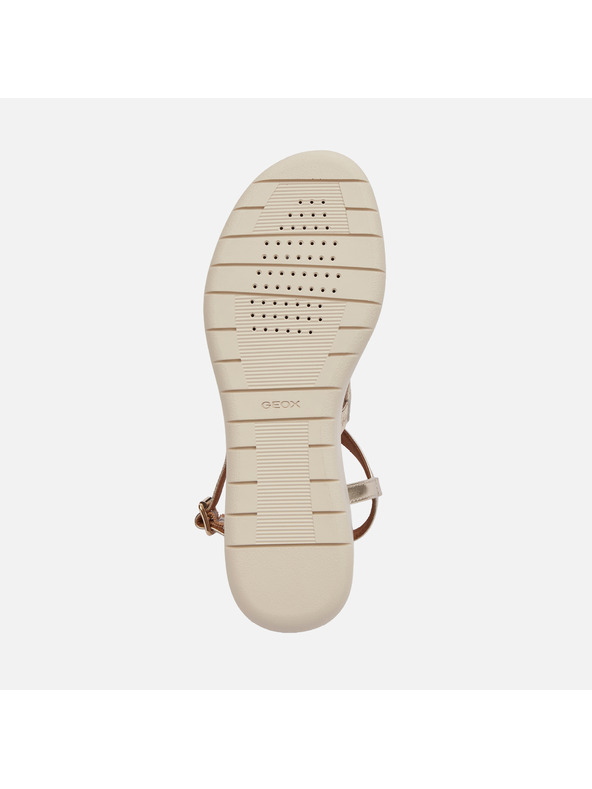 Geox Zlaté dámské sandály Geox Meliconia