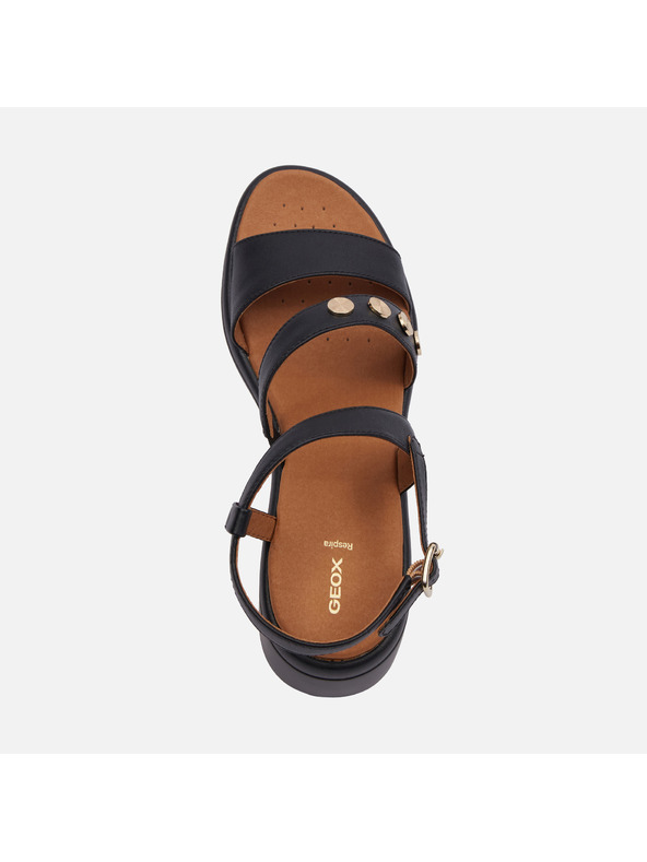 Geox Černé dámské sandály Geox Meliconia