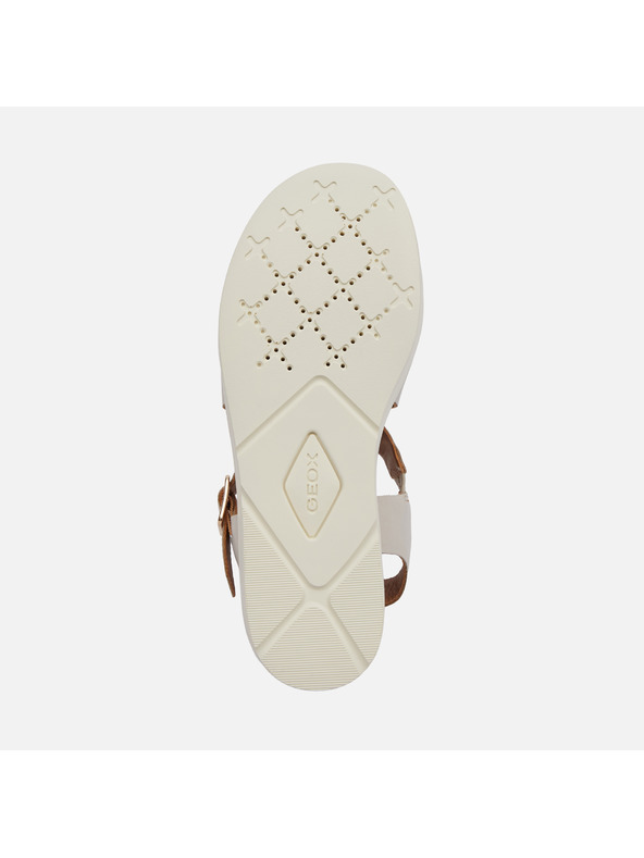 Geox Krémové dámské sandály Geox Xand 2.2S
