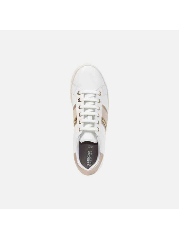 Geox Bílé dámské tenisky Geox Spherica EC4.1 B