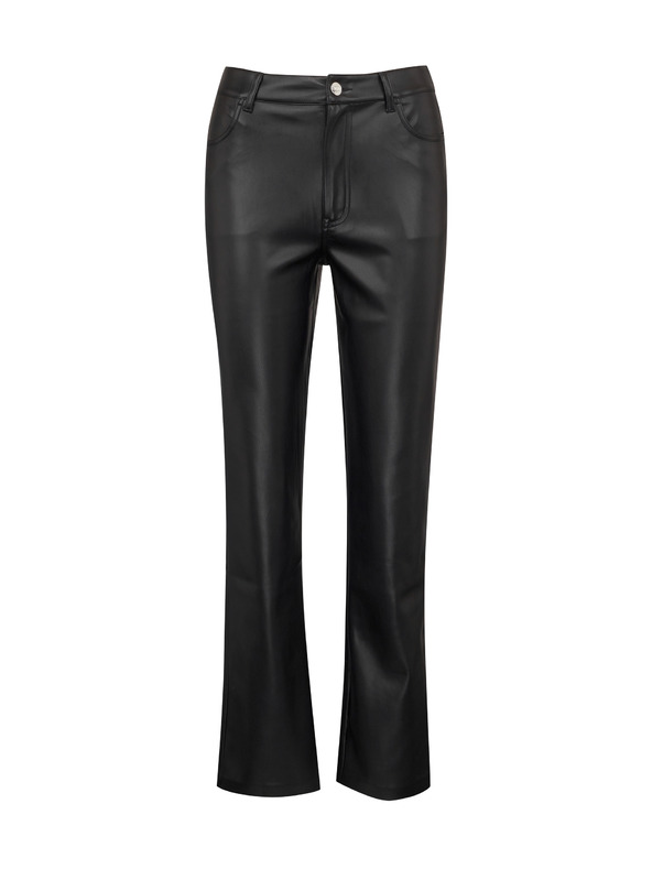 Orsay Hnědé dámské koženkové kalhoty ORSAY