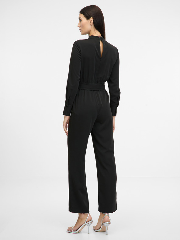 Orsay Černý dámský overal s dlouhým rukávem ORSAY