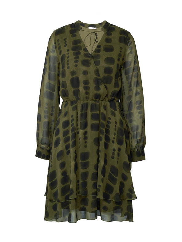 Orsay Zelené dámské šaty ke kolenům ORSAY