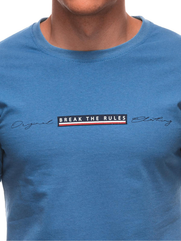 Edoti Pánské tričko s potiskem S2033 - bílé OTHER