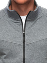 Edoti Pánská mikina na zip B1709 - šedá OTHER