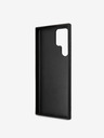 Guess PU 4G Metal Logo Zadní Kryt pro Samsung Galaxy S24 Ultra Grey Obal na telefon