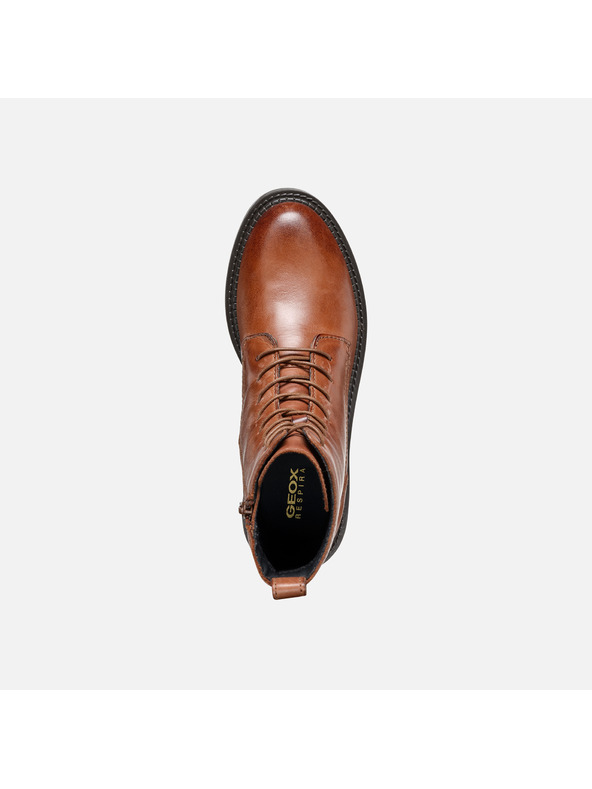 Geox Světle hnědá dámská kotníková obuv Geox Serilda