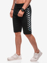 Edoti Pánské krátké teplákové šortky W - černé EDOTI