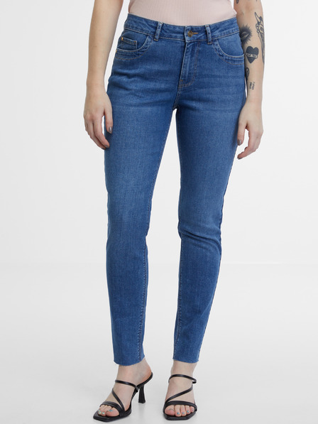 Orsay Modré dámské skinny fit džíny ORSAY