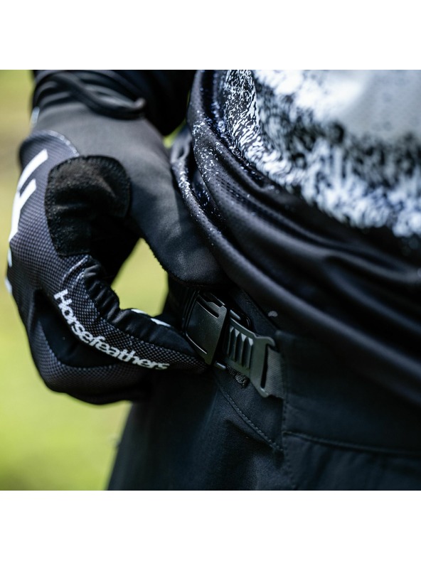 Horsefeathers Bike kalhoty Stoker - black HORSEFEATHERS