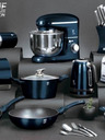 Berlingerhaus Sada nožů a kuchyňského náčiní ve stojanu 12 ks Aquamarine Metallic Line BERLINGERHAUS