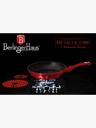 Berlingerhaus Pánev s mramorovým povrchem 30 cm Burgundy Metallic Line BERLINGERHAUS