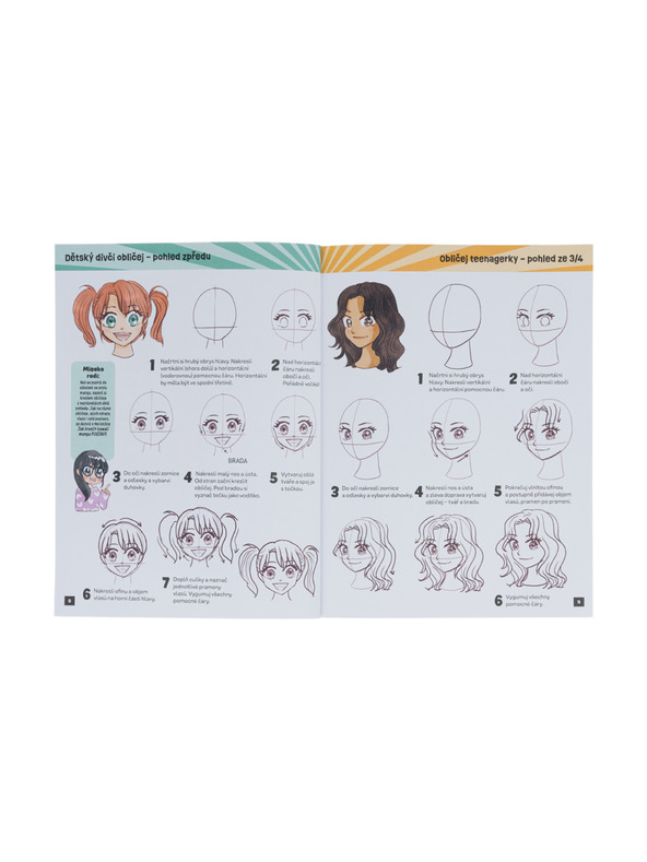 BAAGL  Jak kreslit KAWAII MANGA: MÓDA – Krok za krokem s MISAKO