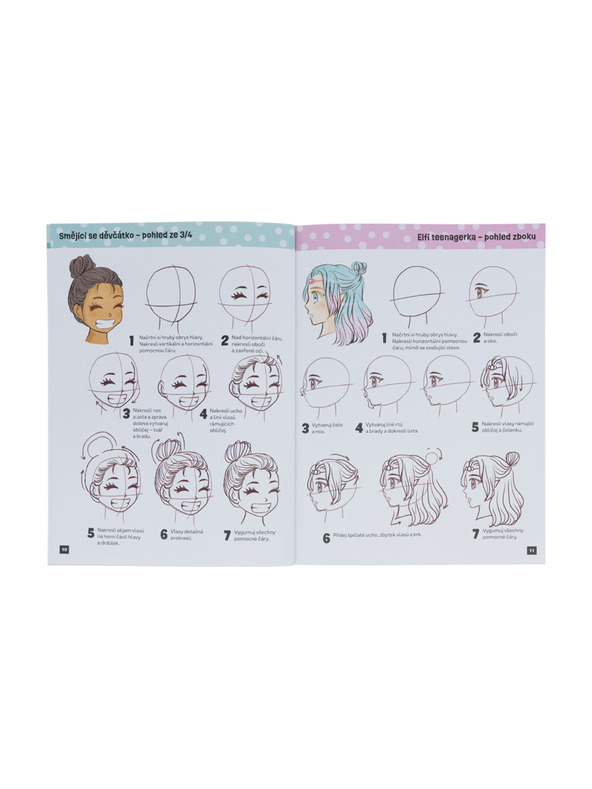 BAAGL  Jak kreslit KAWAII MANGA: MÓDA – Krok za krokem s MISAKO