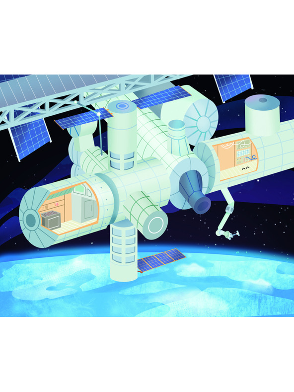 BAAGL  Čti a nalepuj – VE VESMÍRU, kniha se samolepkami