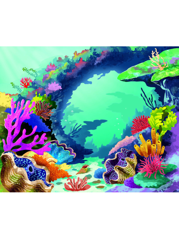 BAAGL  Čti a nalepuj – POD HLADINOU, kniha se samolepkami