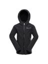 ALPINE PRO Detská softshellová bunda s membránou ALPINE PRO OMANO 2 black