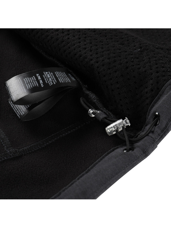 ALPINE PRO Detská softshellová bunda s membránou ALPINE PRO OMANO 2 black