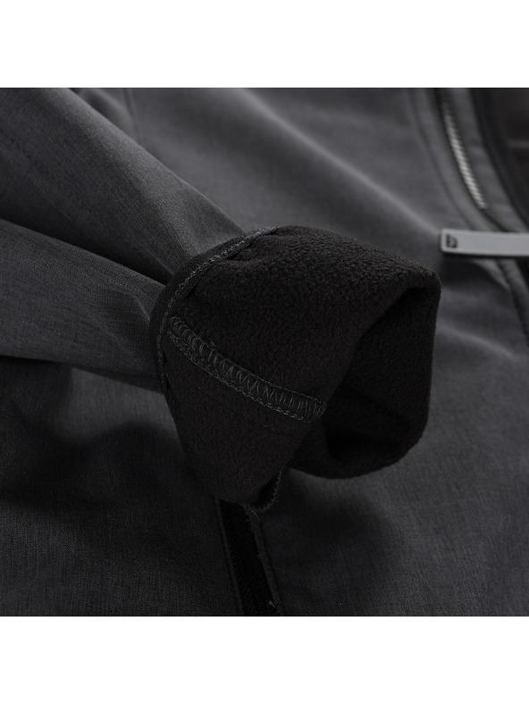 ALPINE PRO Detská softshellová bunda s membránou ALPINE PRO OMANO 2 black