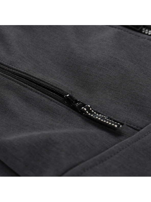 ALPINE PRO Detská softshellová bunda s membránou ALPINE PRO OMANO 2 black