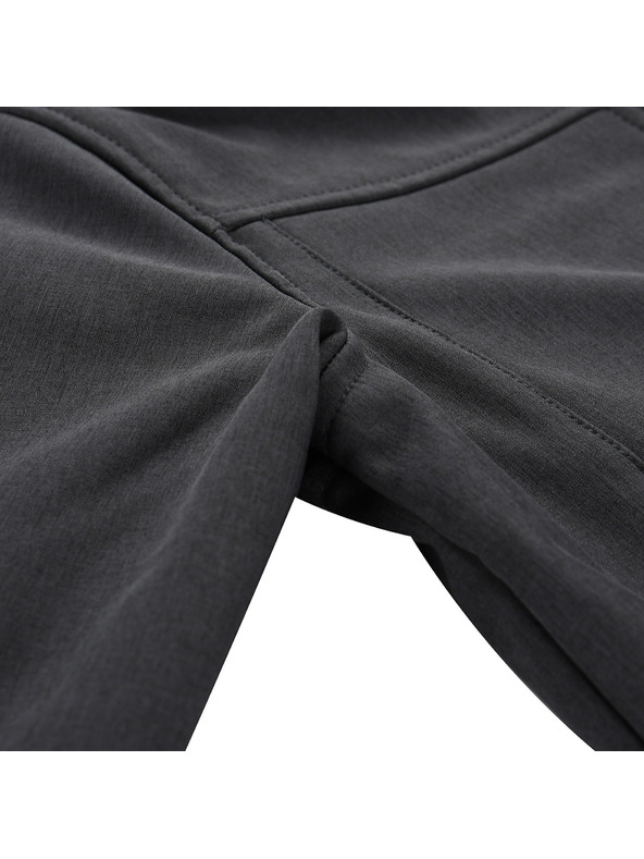 ALPINE PRO Detská softshellová bunda s membránou ALPINE PRO OMANO 2 black