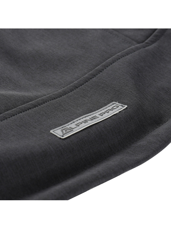 ALPINE PRO Detská softshellová bunda s membránou ALPINE PRO OMANO 2 black