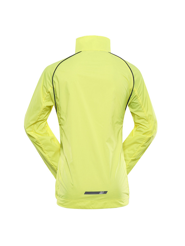 ALPINE PRO Dětská ultralehká bunda s úpravou dwr ALPINE PRO SPINO 2 neon yellow