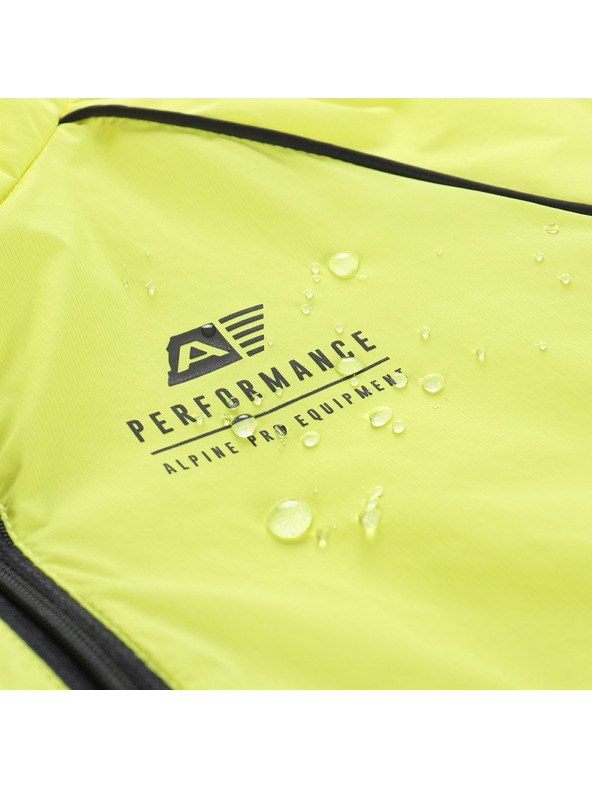ALPINE PRO Dětská ultralehká bunda s úpravou dwr ALPINE PRO SPINO 2 neon yellow