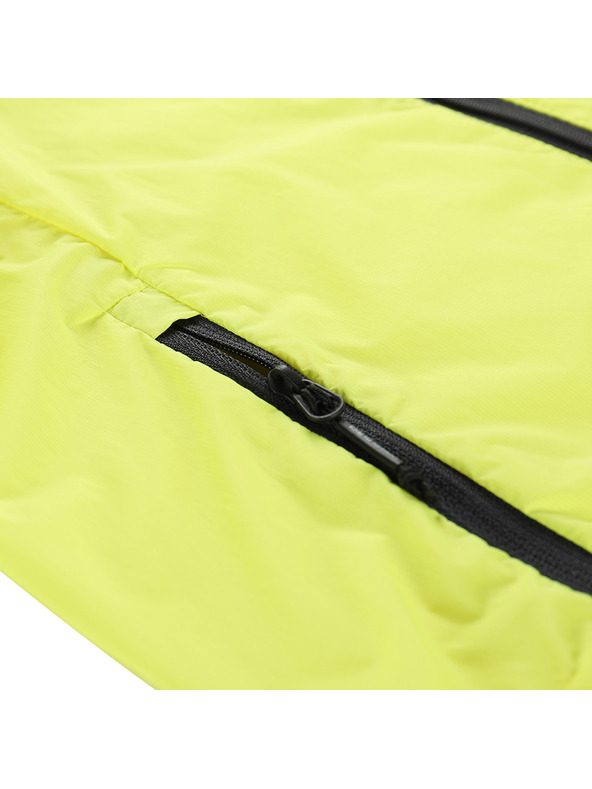 ALPINE PRO Dětská ultralehká bunda s úpravou dwr ALPINE PRO SPINO 2 neon yellow