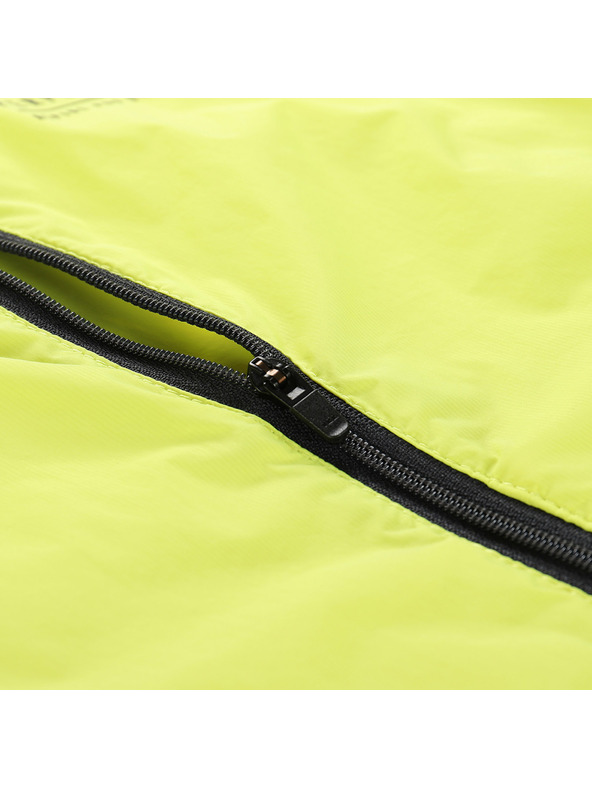 ALPINE PRO Dětská ultralehká bunda s úpravou dwr ALPINE PRO SPINO 2 neon yellow