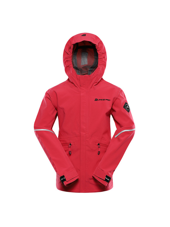 ALPINE PRO Dětská bunda s ptx membránou ALPINE PRO ZARRO raspberry