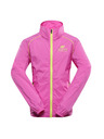 ALPINE PRO Dětská ultralehká bunda s úpravou dwr ALPINE PRO SPINO 2 neon pink