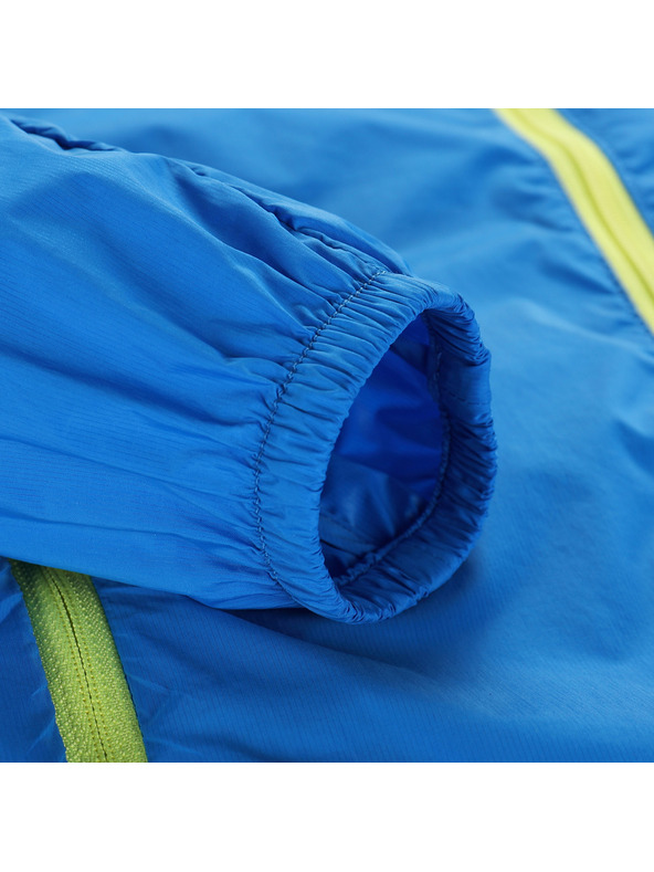 ALPINE PRO Dětská ultralehká bunda s úpravou dwr ALPINE PRO SPINO 2 electric blue lemonade