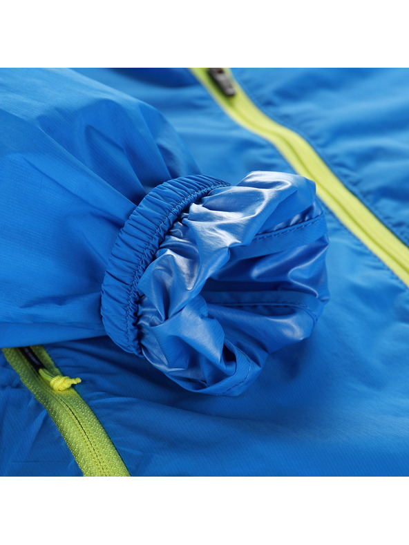 ALPINE PRO Dětská ultralehká bunda s úpravou dwr ALPINE PRO SPINO 2 electric blue lemonade