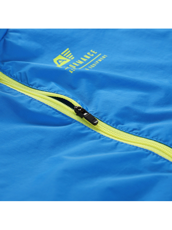 ALPINE PRO Dětská ultralehká bunda s úpravou dwr ALPINE PRO SPINO 2 electric blue lemonade