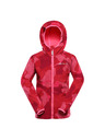 ALPINE PRO Dětská softshellová bunda s membránou ALPINE PRO EZORO neon knockout pink varianta pa