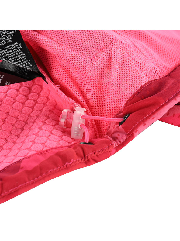 ALPINE PRO Dětská softshellová bunda s membránou ALPINE PRO EZORO neon knockout pink varianta pa