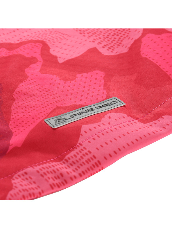 ALPINE PRO Dětská softshellová bunda s membránou ALPINE PRO EZORO neon knockout pink varianta pa