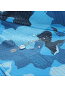 ALPINE PRO Dětská softshellová bunda s membránou ALPINE PRO EZORO blue jewel varianta pa