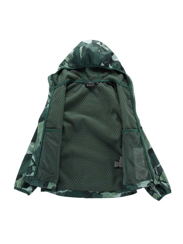 ALPINE PRO Dětská softshellová bunda s membránou ALPINE PRO EZORO myrtle varianta pa