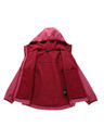ALPINE PRO Detská softshellová bunda s membránou ALPINE PRO OMANO 2 raspberry