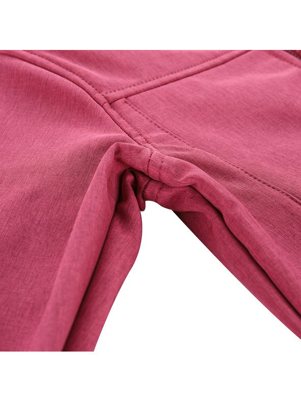 ALPINE PRO Detská softshellová bunda s membránou ALPINE PRO OMANO 2 raspberry