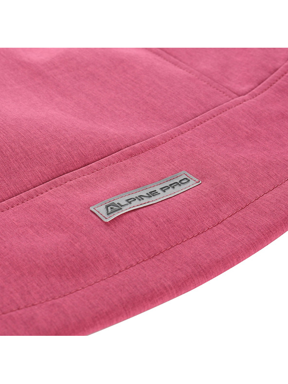 ALPINE PRO Detská softshellová bunda s membránou ALPINE PRO OMANO 2 raspberry
