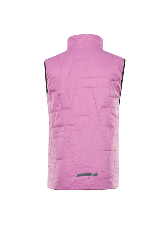 ALPINE PRO Dětská ultralehká vesta s impregnací ALPINE PRO BERFO cyclamen