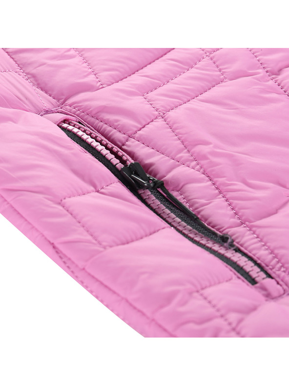 ALPINE PRO Dětská ultralehká vesta s impregnací ALPINE PRO BERFO cyclamen