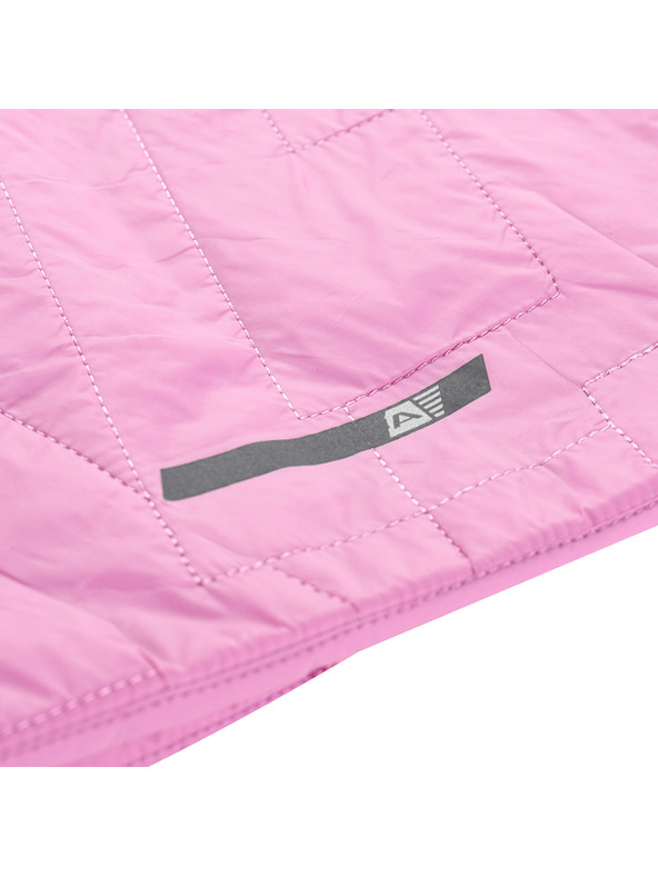 ALPINE PRO Dětská ultralehká vesta s impregnací ALPINE PRO BERFO cyclamen